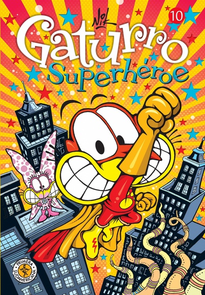 cubierta Gaturro 10. Gaturro Superhéroe