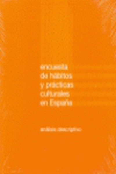 cubierta Encuesta de hábitos y prácticas culturales en España