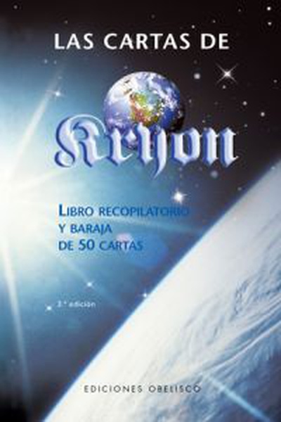 cubierta Cartas de kryon + baraja Libro y baraja con 50 cartas