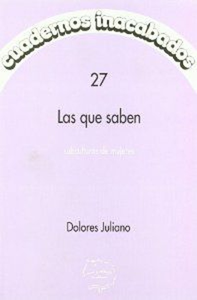 cubierta Cuadernos inacabados,27 las que saben