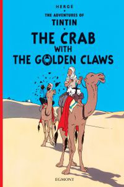 cubierta Tintin:crab with golden claws.(ingles)