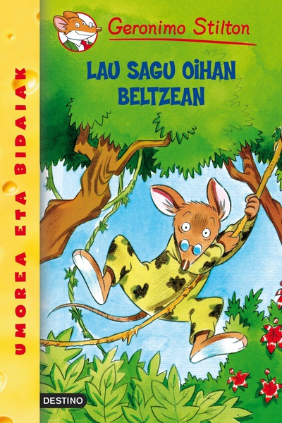 cubierta Lau sagu oihan beltzean