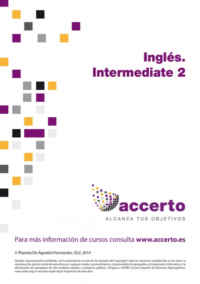 cubierta Inglés. Intermediate 2